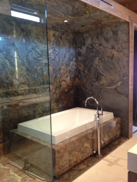 3cm Fusion Quartzite Contemporary Bathroom Denver By