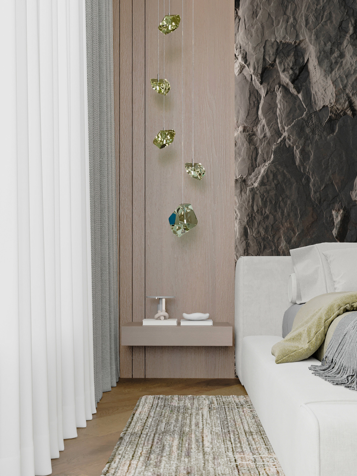 Загорожный Дом Мастер спальня