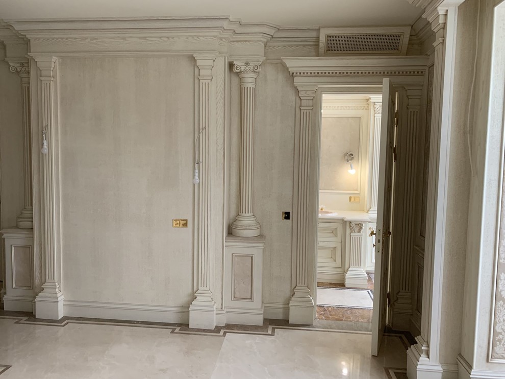 Деревянный интерьер квартиры