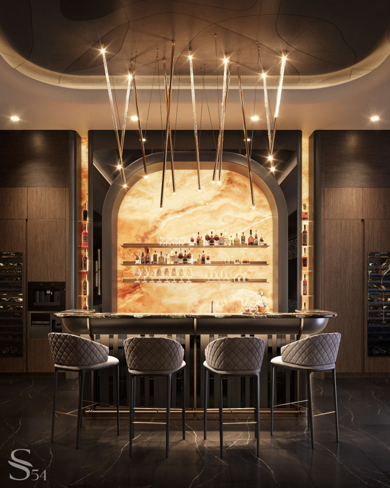 Барная зона в Дубае