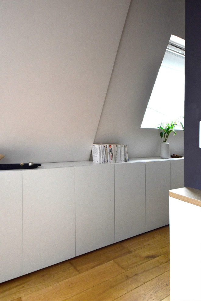 Aménagement appartement sous toiture mansardée