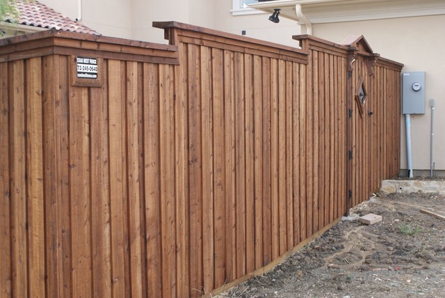 Board on Board Cedar Backyard Fence - Dallas - by Texas ...