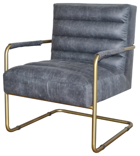Peyton PU Accent Arm Chair Contemporary Armchairs And Accent Chairs by New Pacific Direct