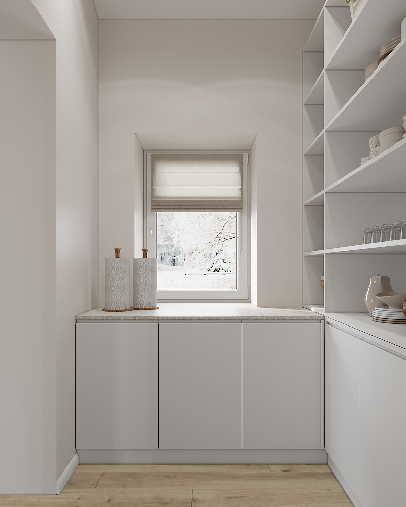 Дом для семьи в стиле минимализм 125 м². Посёлок Костюнино