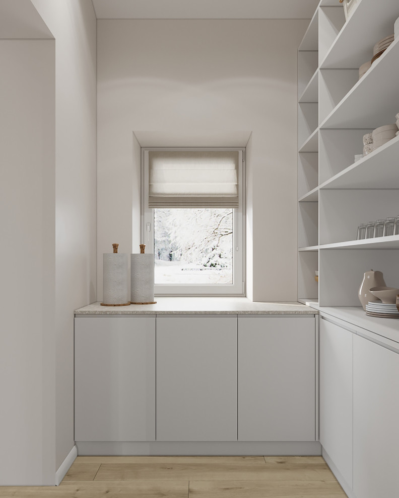 Дом для семьи в стиле минимализм 125 м². Посёлок Костюнино