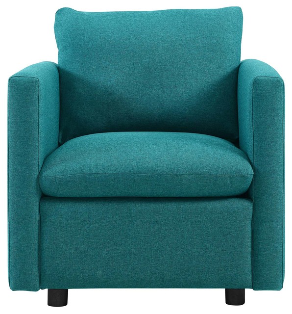 small teal chair