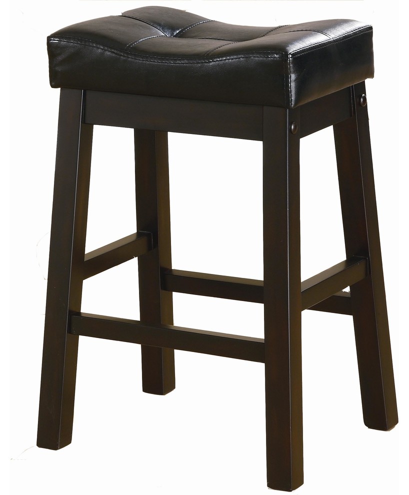 Emma Mason Signature Glenda 24 Upholstered Seat Bar Stool (Set of 2