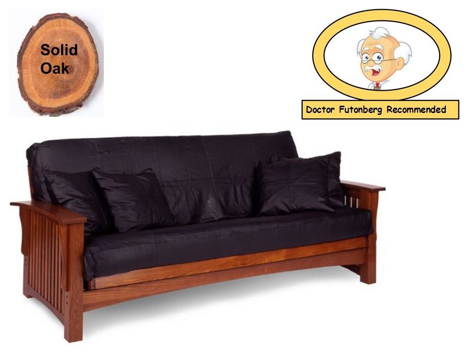 Solid Oak Wood Futon Frames by Gold Bond New York by Urban Futons