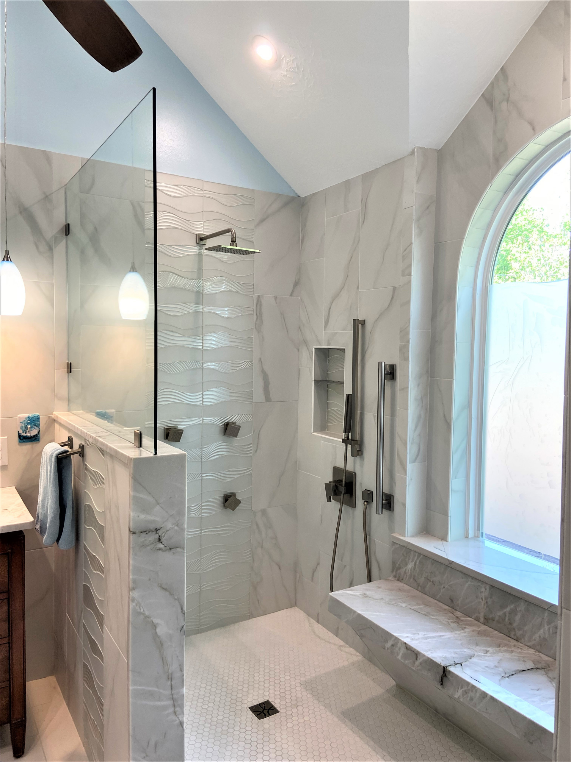 Updated Contemporary Master Bathroom