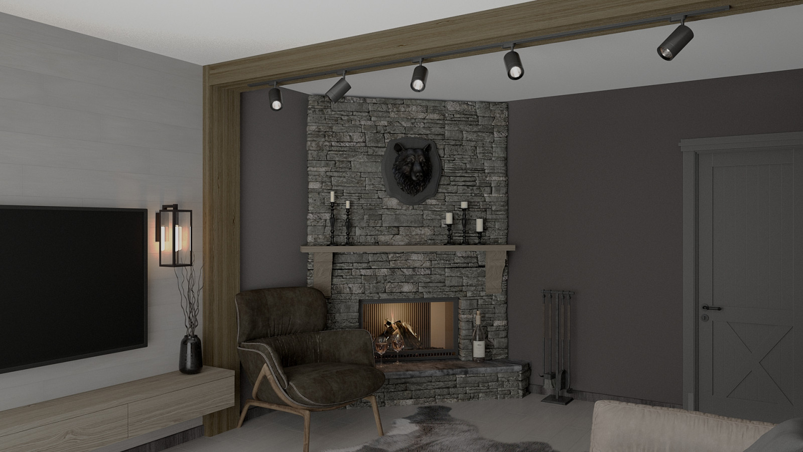 Брутальный кабинет