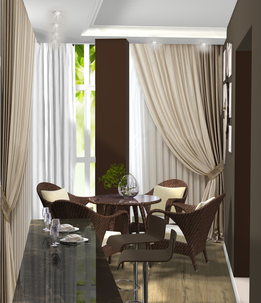 Лоджия - обеденная зона