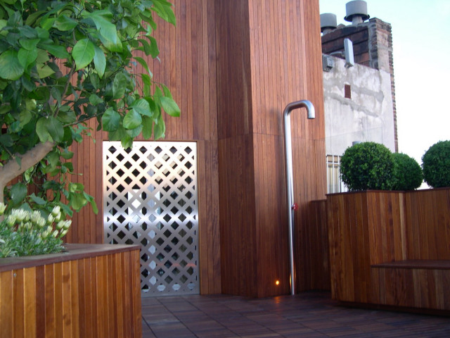 ATTICO A BARCELONA contemporaneo-terraza-y-balcon