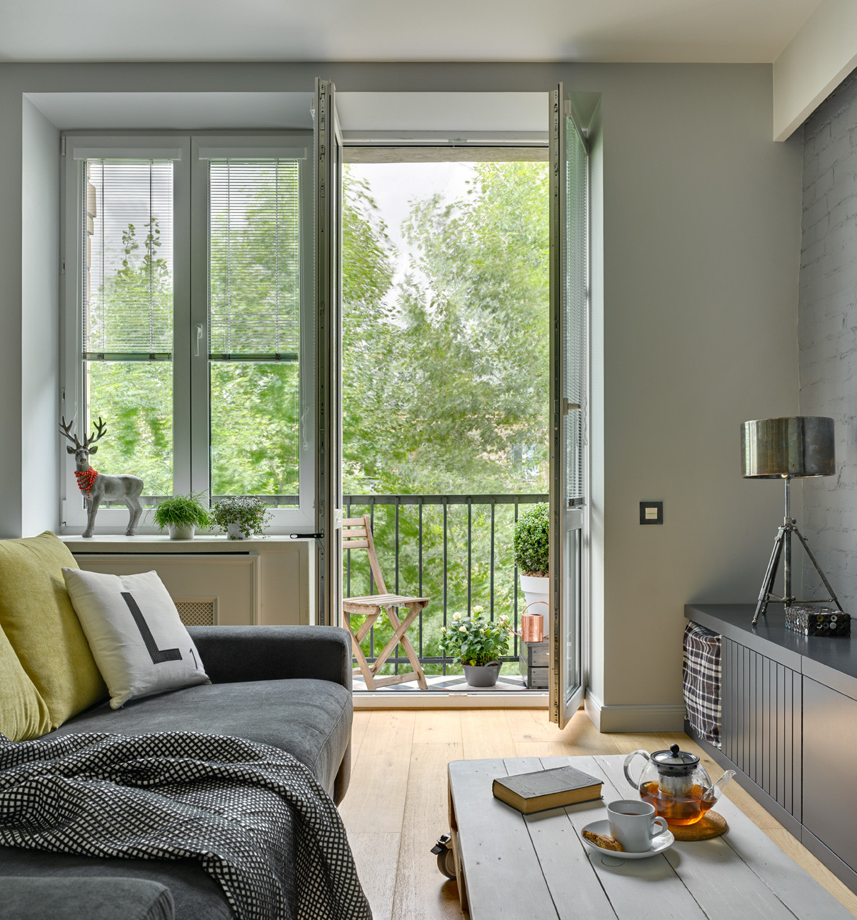 Квартира в серых тонах / gray apartment