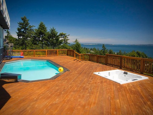 in deck hot tubs