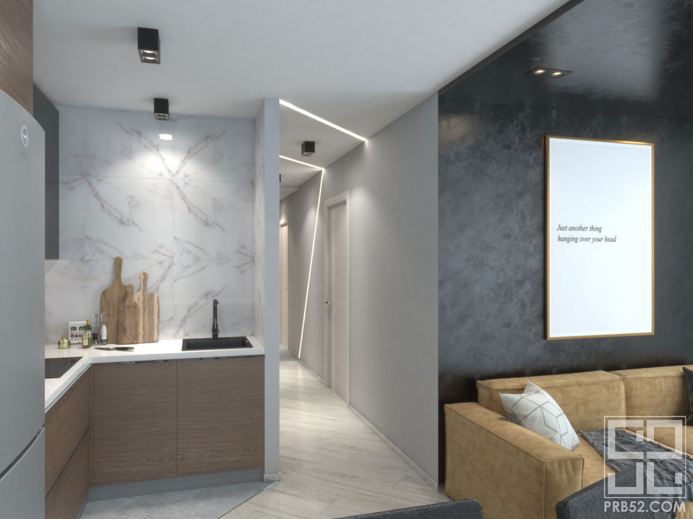 Проект частного интерьера в ЖК "7 Небо"