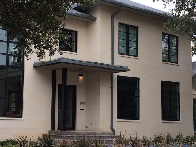 Smooth Cut Stone moderno-fachada