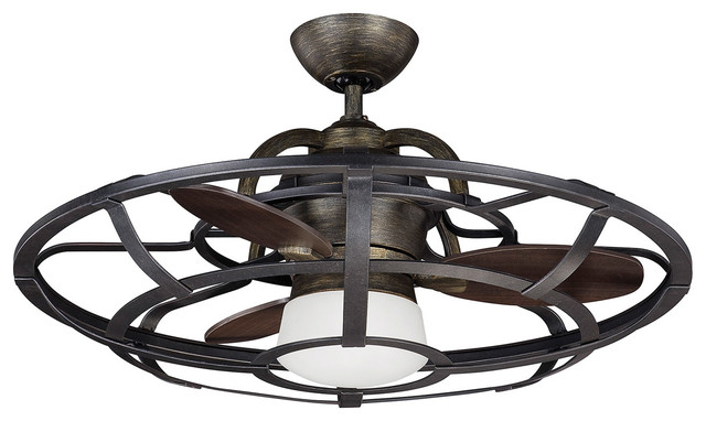 Indoor Ceiling Fan 1 Light With Reclaimed Wood Finish Mini Bulb 30 75w Transitional Fans By Rlalighting Reclaimed Wood Finish Mini Bulb