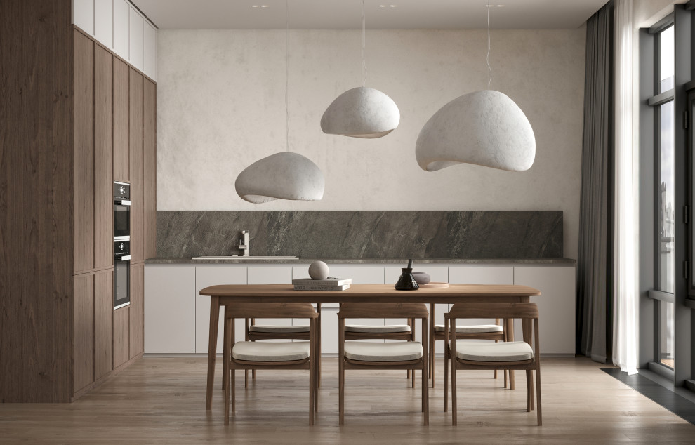 Визуализация кухни-гостиной