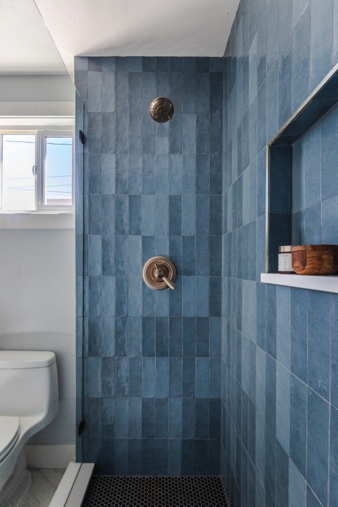 Inspiration for a transitional bathroom remodel in Denver