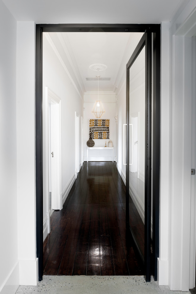 Design ideas for a contemporary hallway in Adelaide.