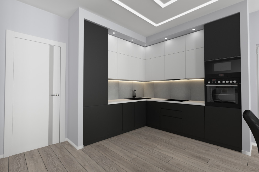 Дизайн кухни в ЖК "Флотилия", г.Краснодар