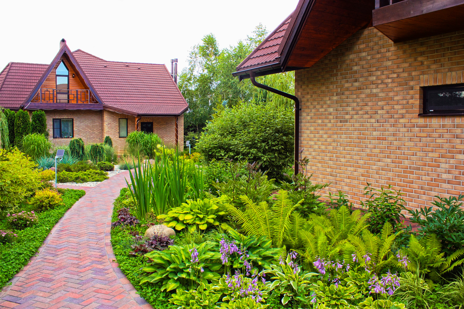 Ландшафтный дизайн участка и цветник