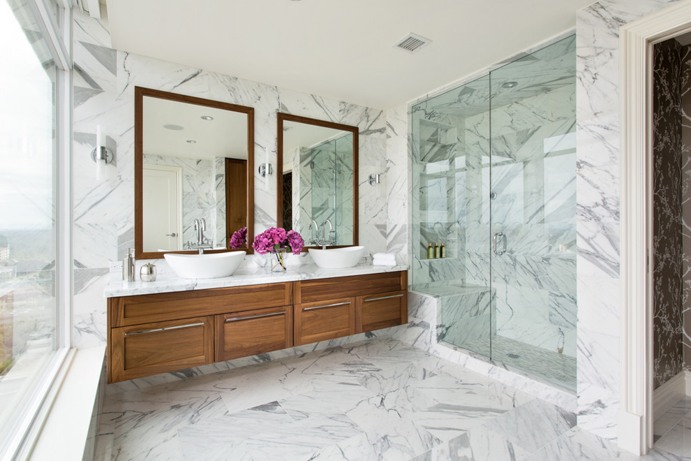 White Rock Penthouse - Contemporary - Bathroom - Vancouver ...