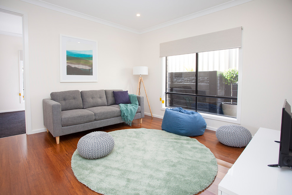 Large contemporary kids' playroom in Adelaide.