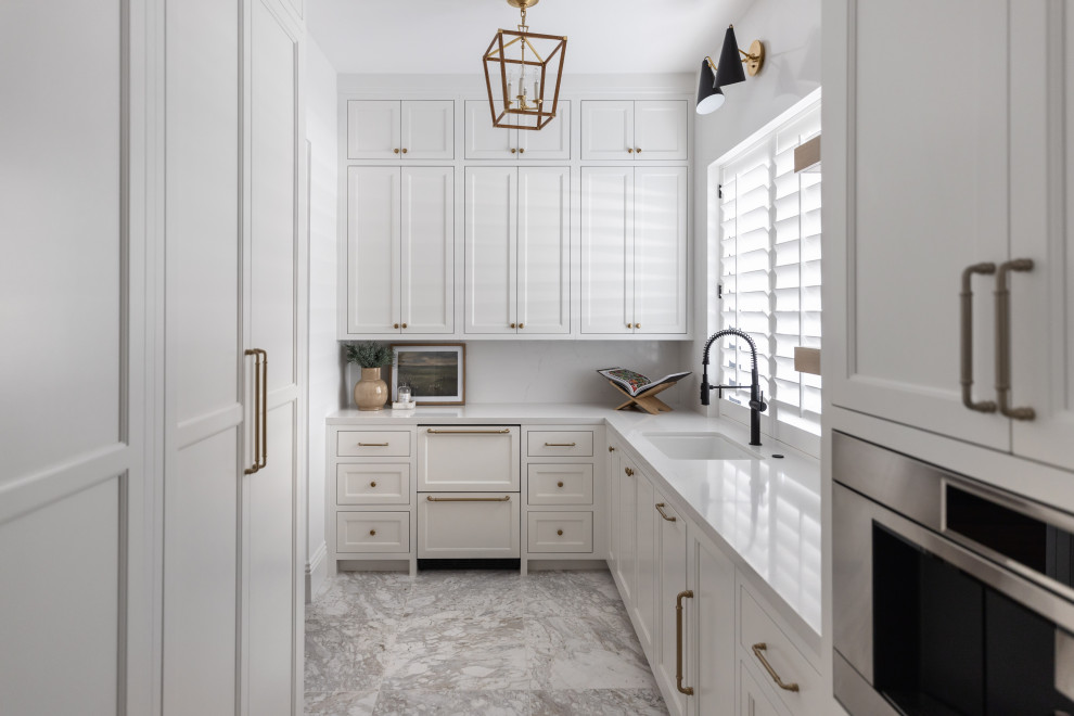 Worth the Wait - Inspiration for a transitional kitchen remodel in Phoenix