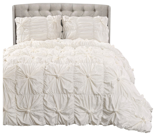 Bella 3 Piece Comforter Set Traditional Comforters And