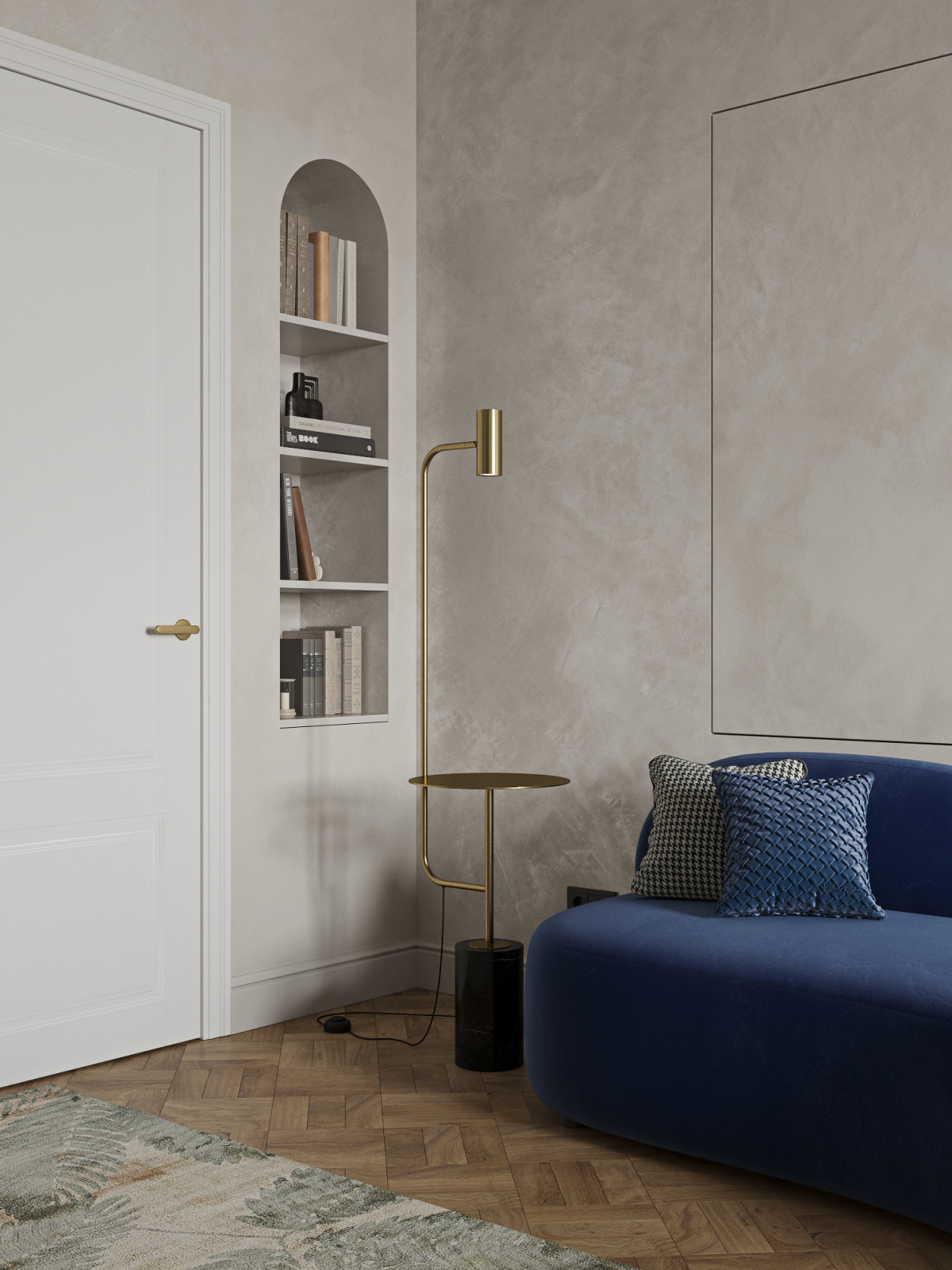 Дизайн-проект квартиры в старом фонде в Санкт-Петербурге