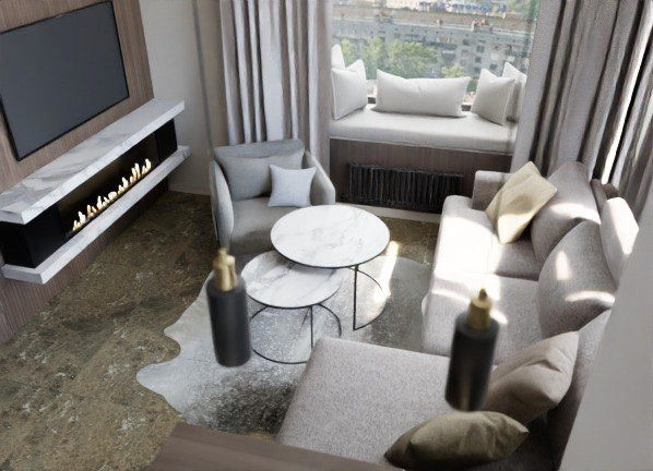 Квартира для молодого человека в ЖК "Небо"