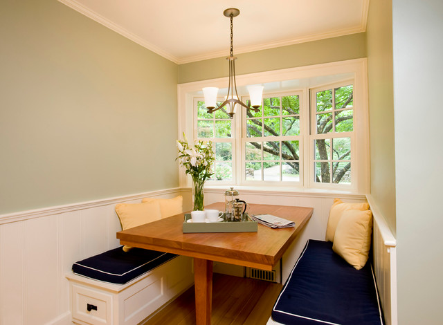 Warm Kitchen traditional-dining-room