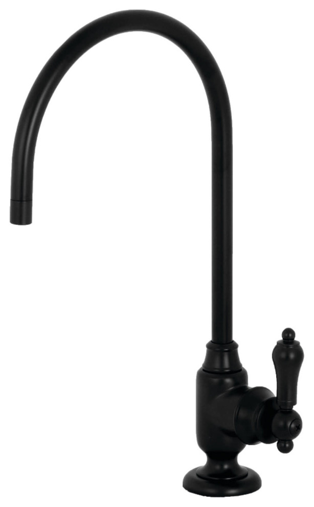 Kingston Brass KS519.BAL Heirloom 1.0 GPM Cold Water Dispenser - Matte Black