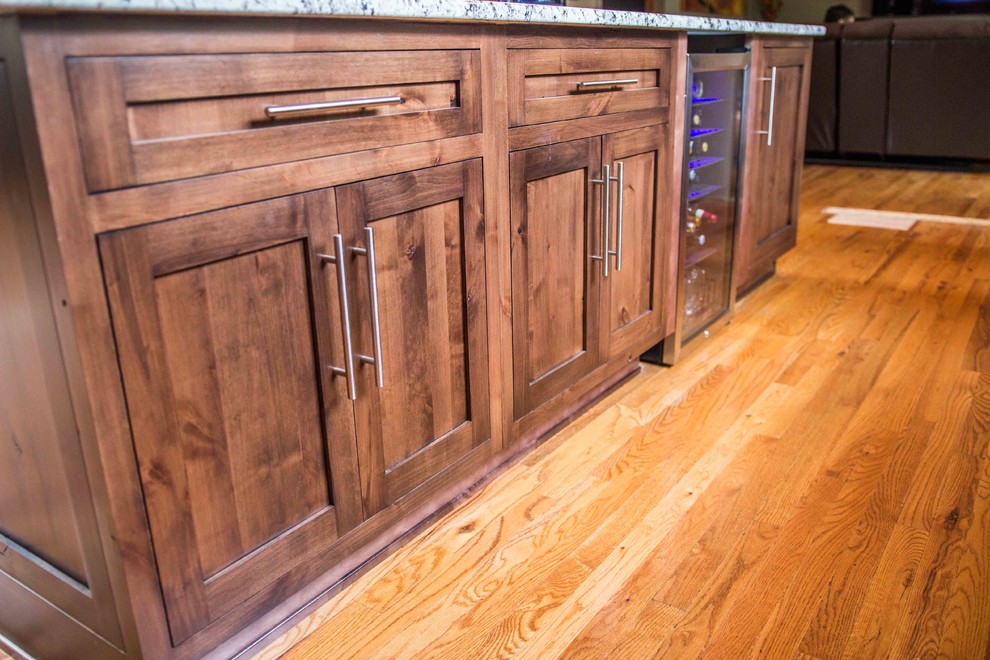 Inspiration for a large rustic kitchen remodel in Philadelphia