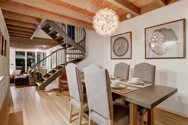 Highland Park Bachelor eklektisch-esszimmer
