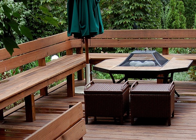 Multi-level Deck american-traditional-terrace