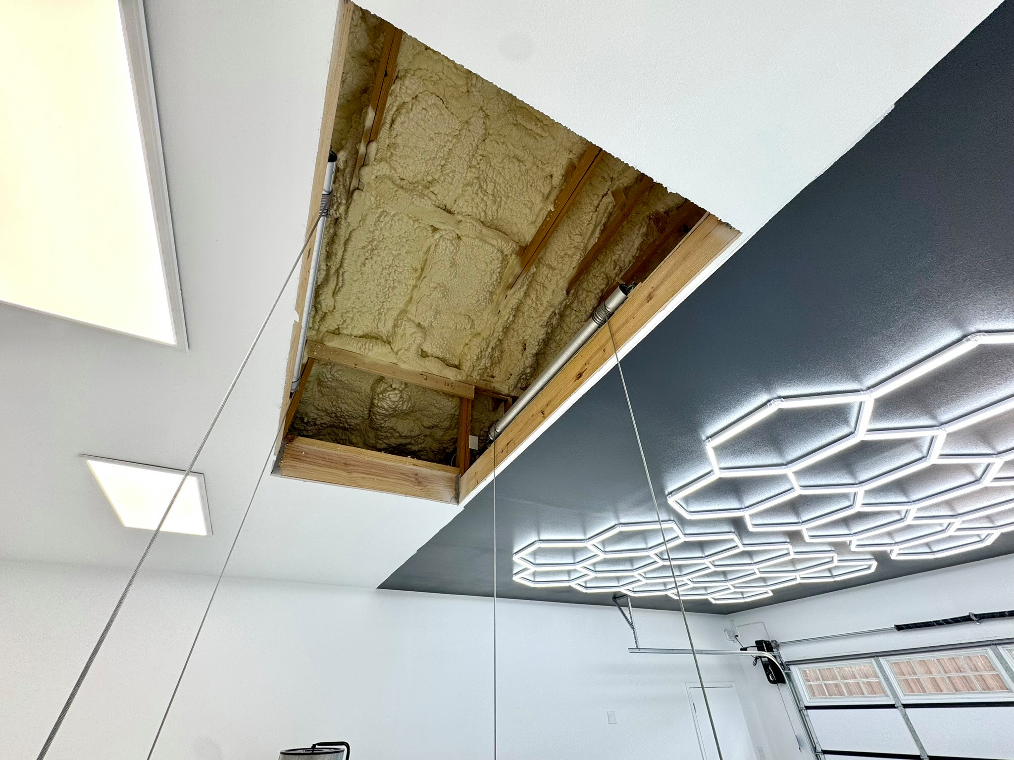 75244 - Preston Hollow - Garage Conversion, Garage Addition - BEFORE and AFTER