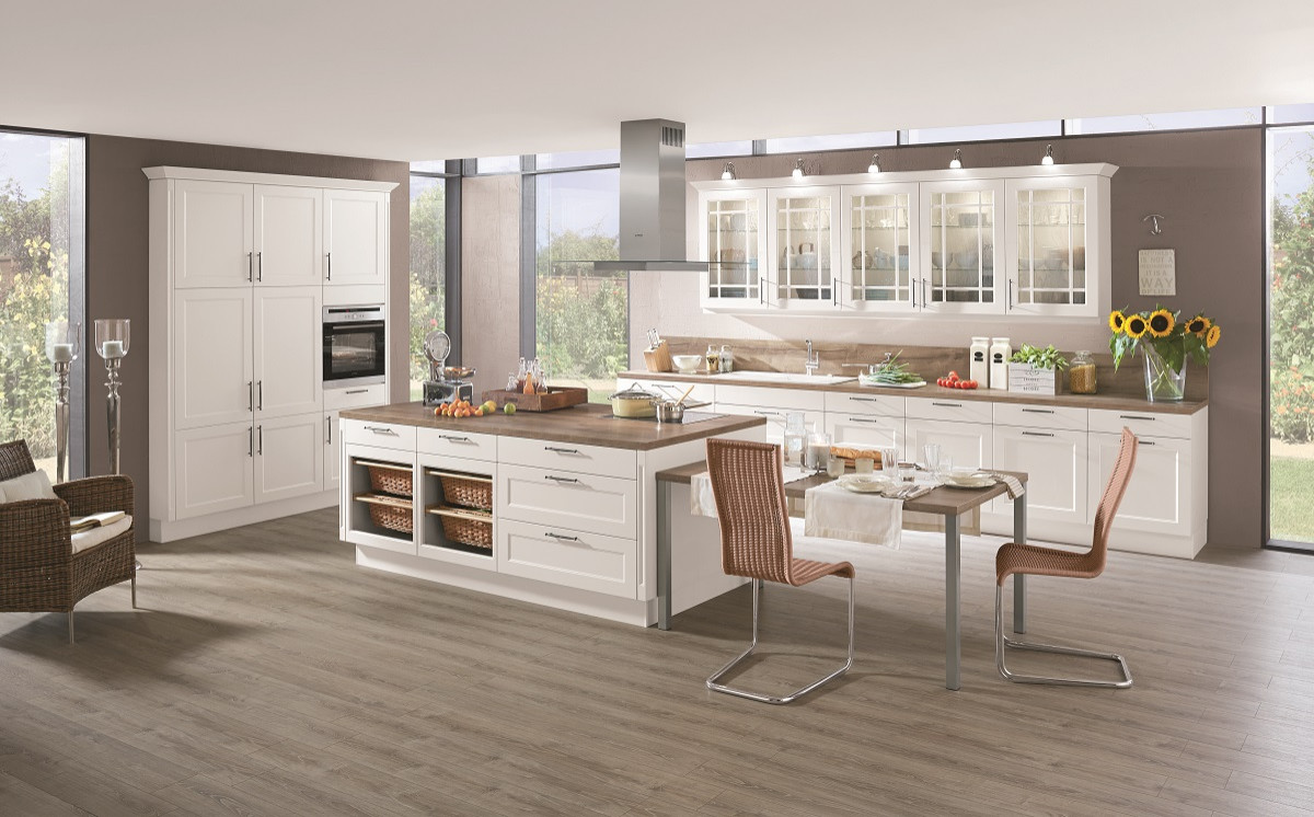 Кухня с фонариками