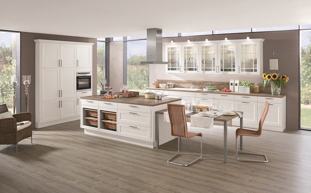 Кухня с фонариками