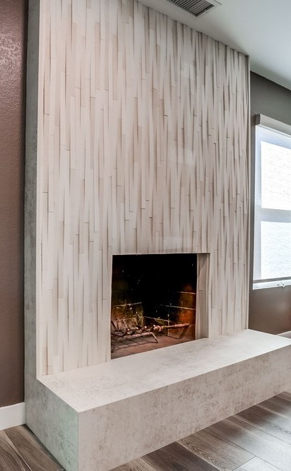 Mira Mesa_Master Bath + Fireplace