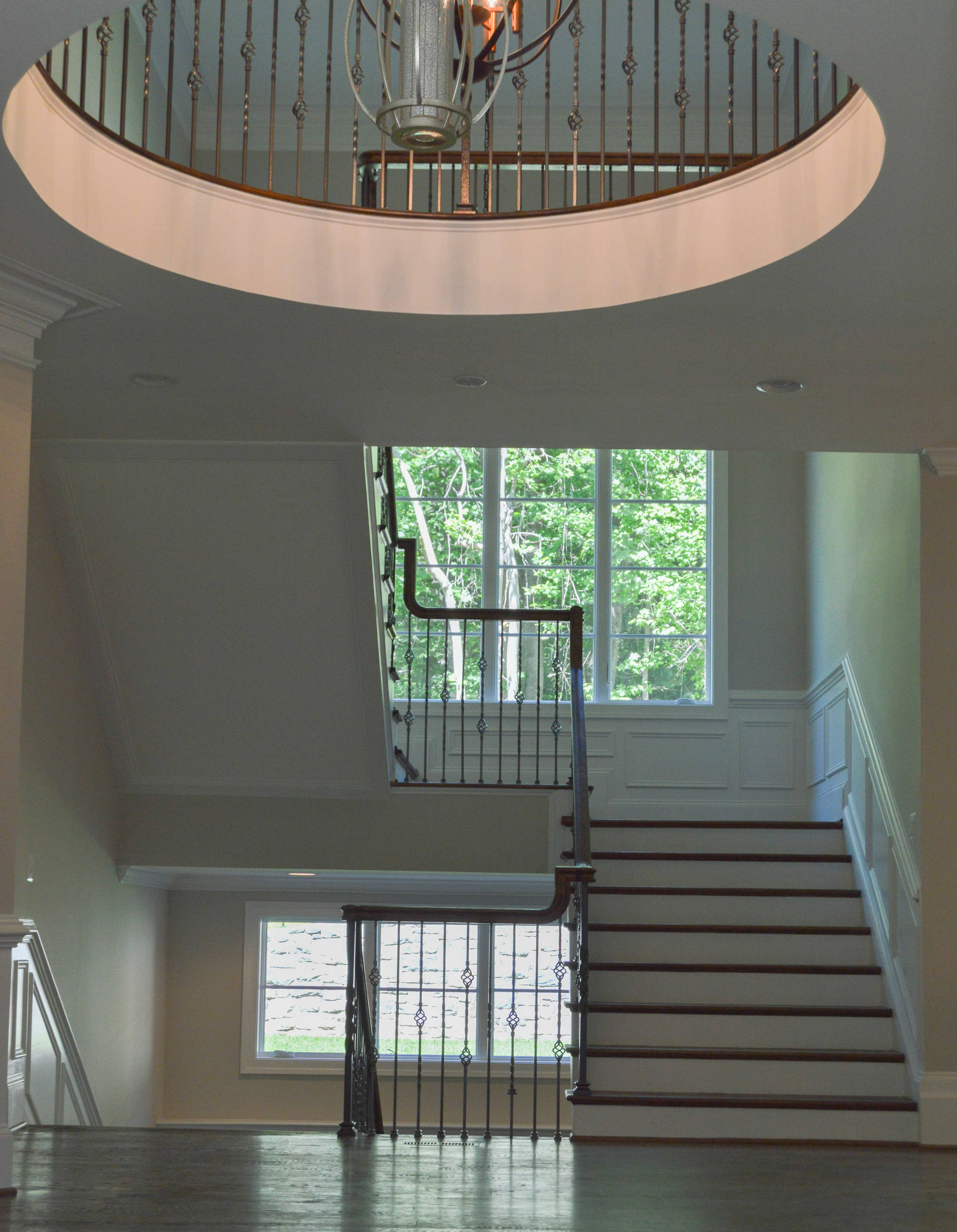 38_European Style Circular Balcony and Multi-level Staircase, Middleburg, VA 201