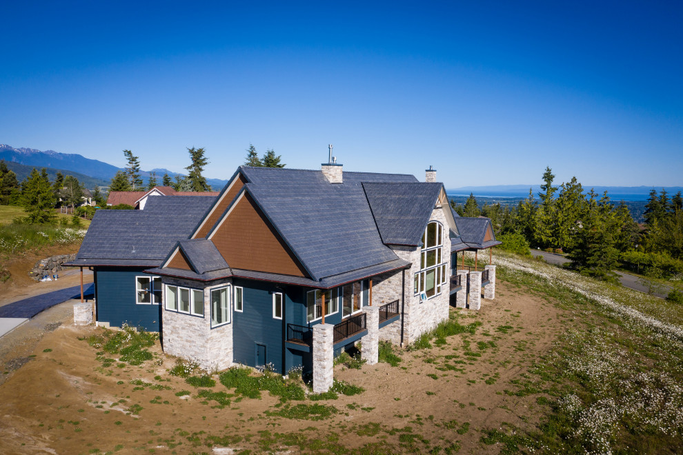 Sequim King of Bell Hill Craftsman Exterior Seattle by Estes