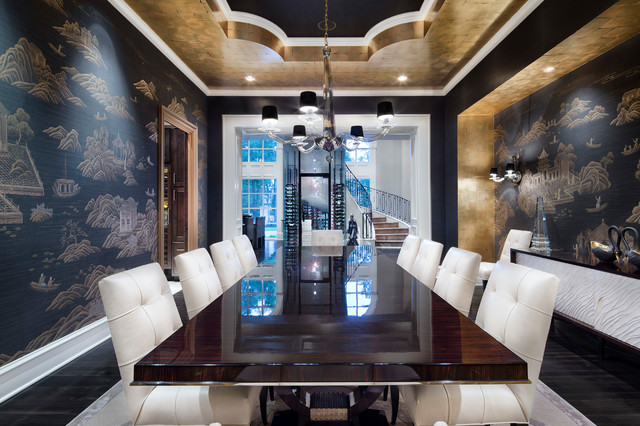 Classic Transitional classique-chic-salle-a-manger