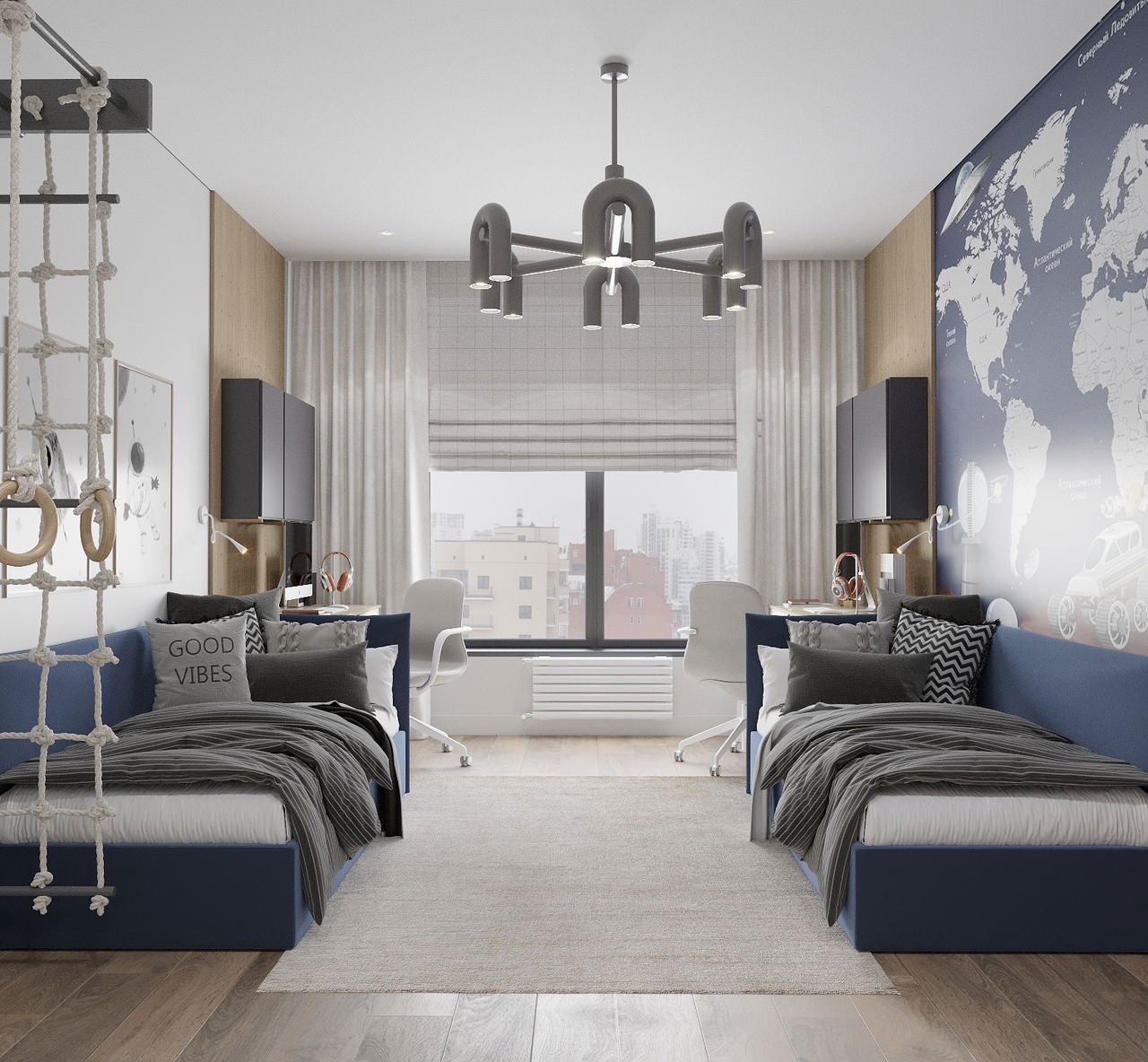 Стильная квартира для молодой семьи в ЖК "Зиларт"