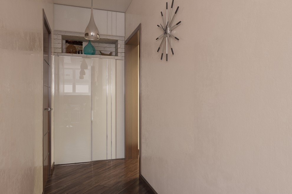 Дизайн двухкомнатной квартиры в стиле хай-тек