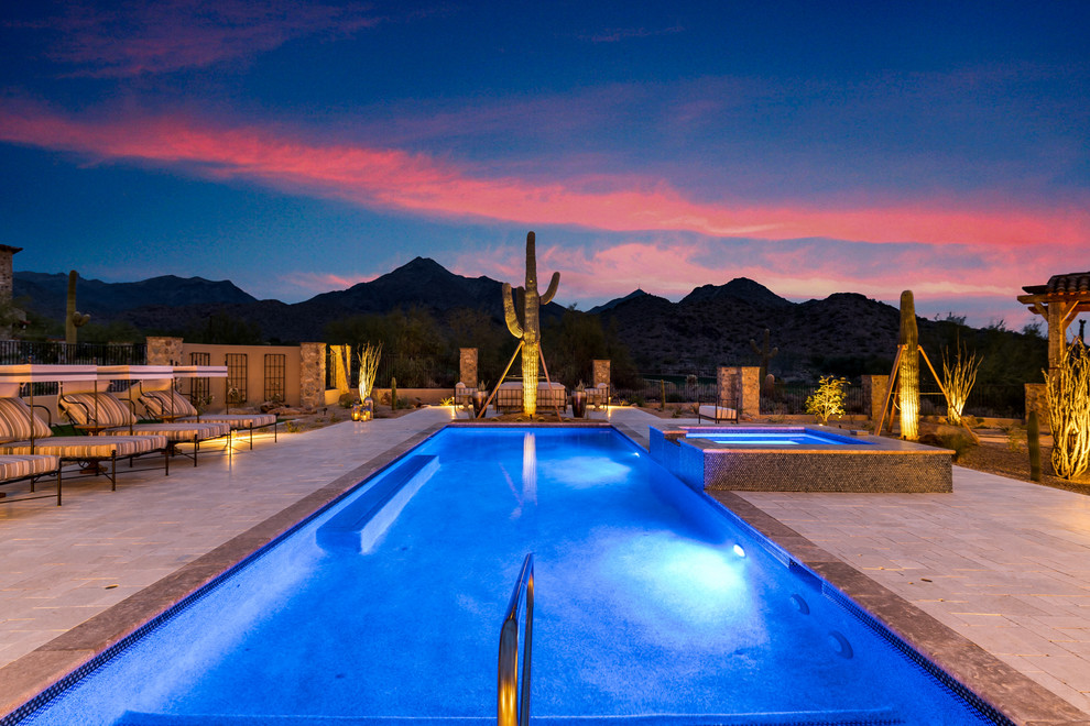 This is an example of an expansive pool in Phoenix.