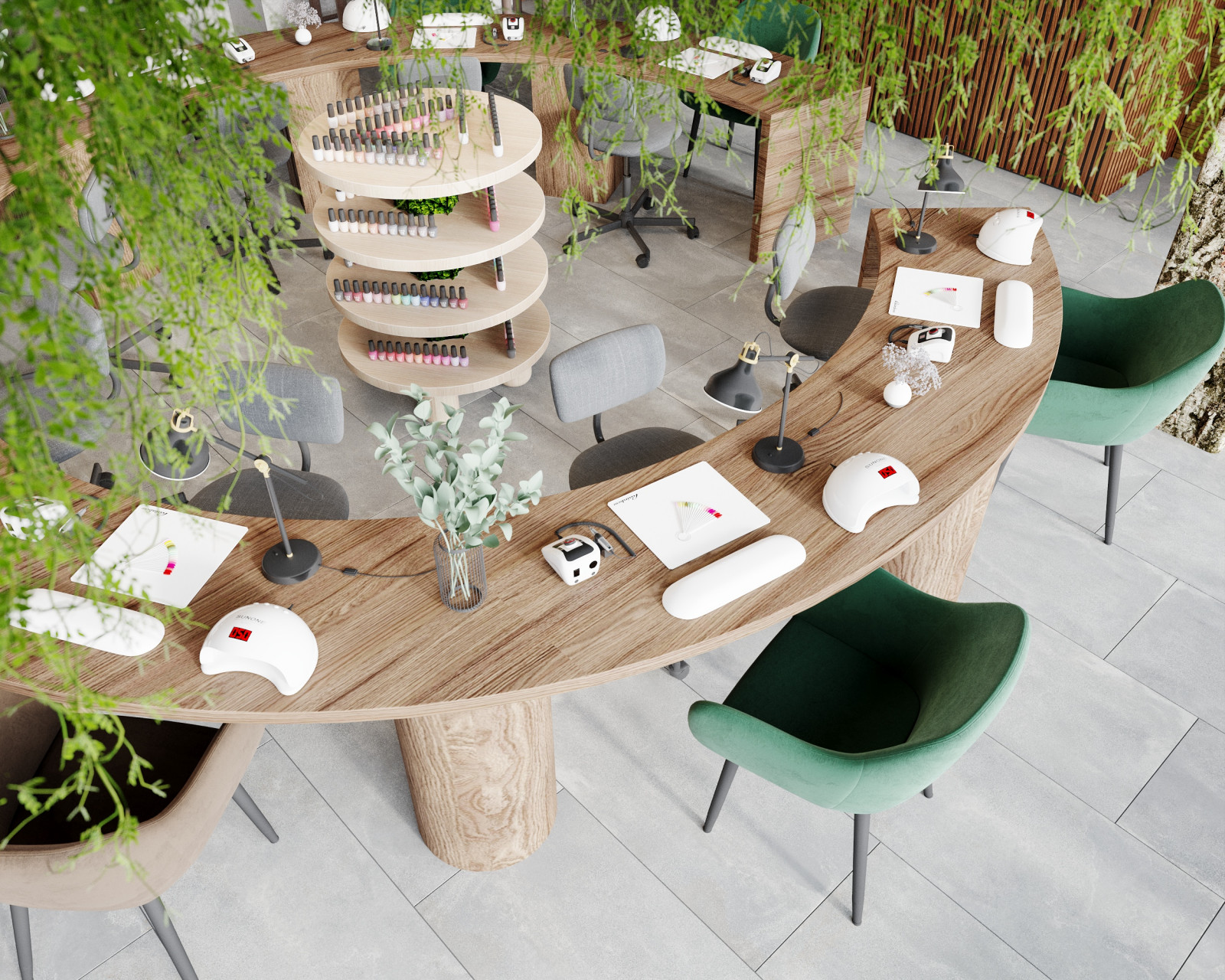 Коммерция. Салон красоты KUTIKULA 105 м². Проект разработан за 1 неделю