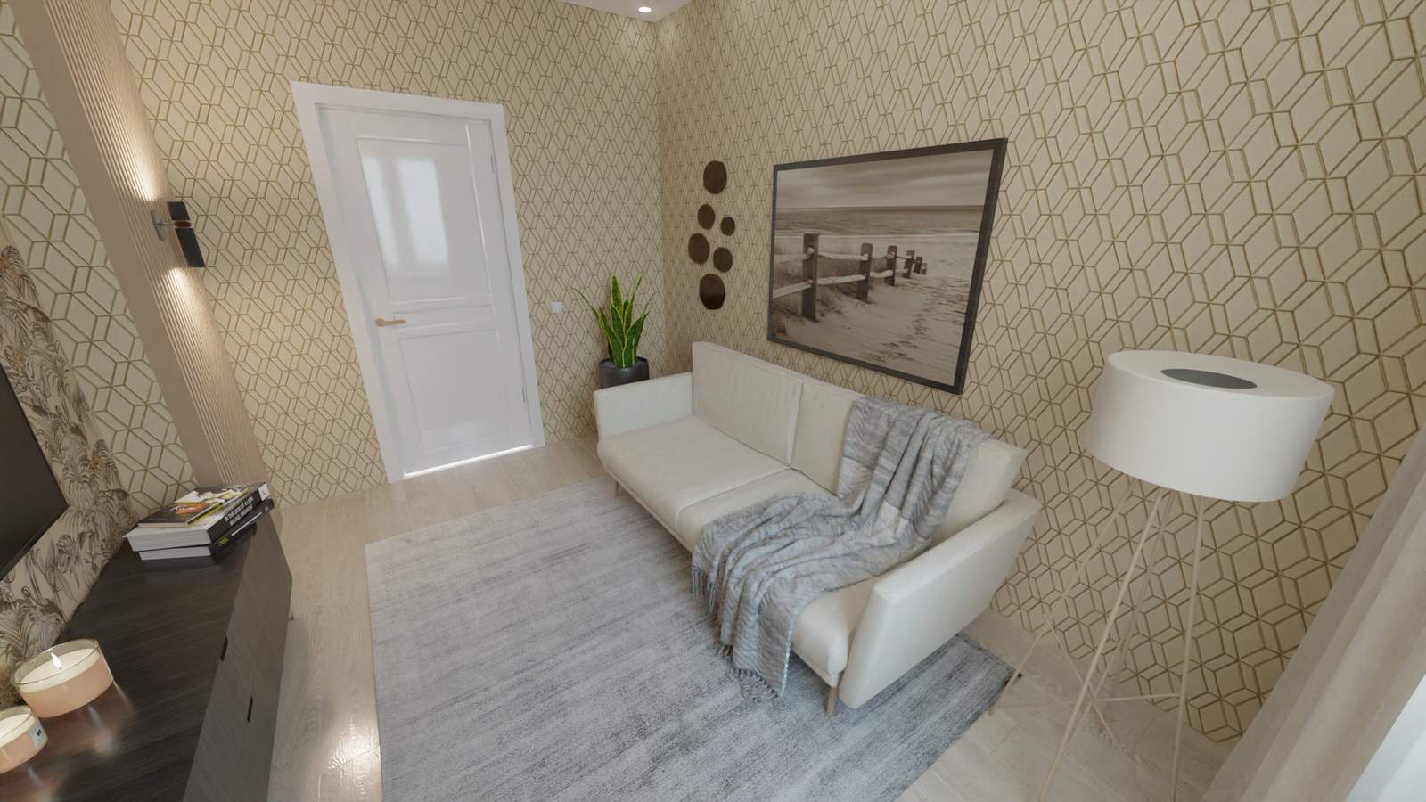 Дизайн решение для гостиной