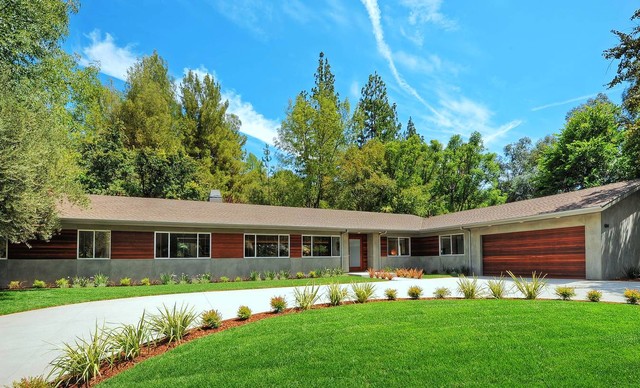 encino house - midcentury - exterior - los angeles - by